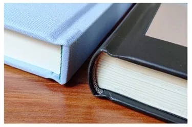 Different binding methods, providing a durable and premium feel for hardcover books.