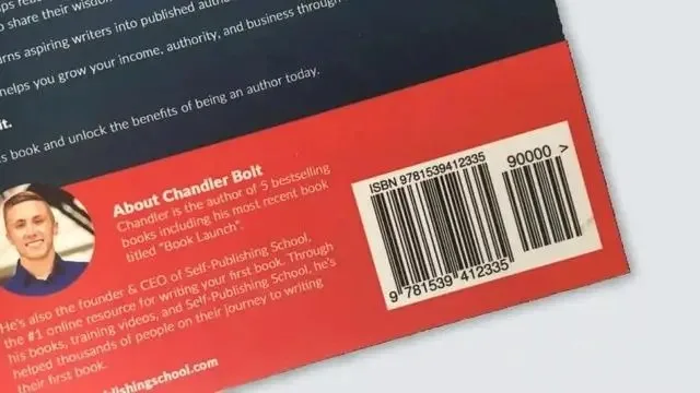 Book Cover With An Isbn Barcode Clearly Visible