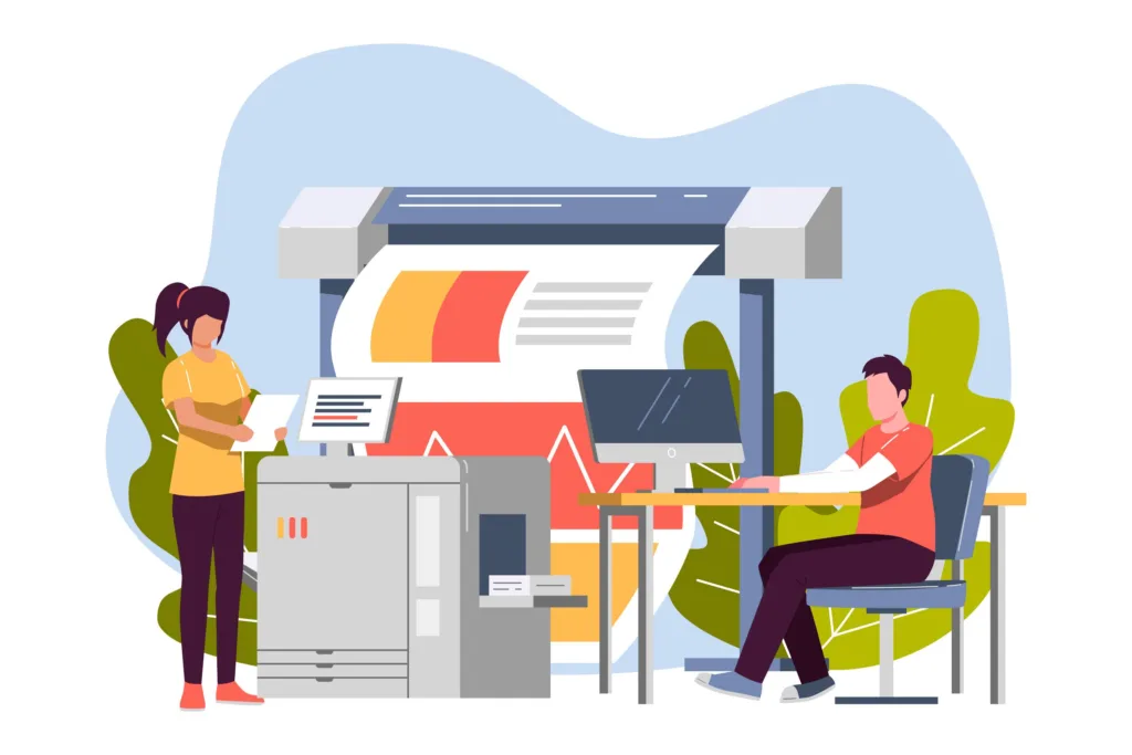 Printing On Demand Generation Process Diagram